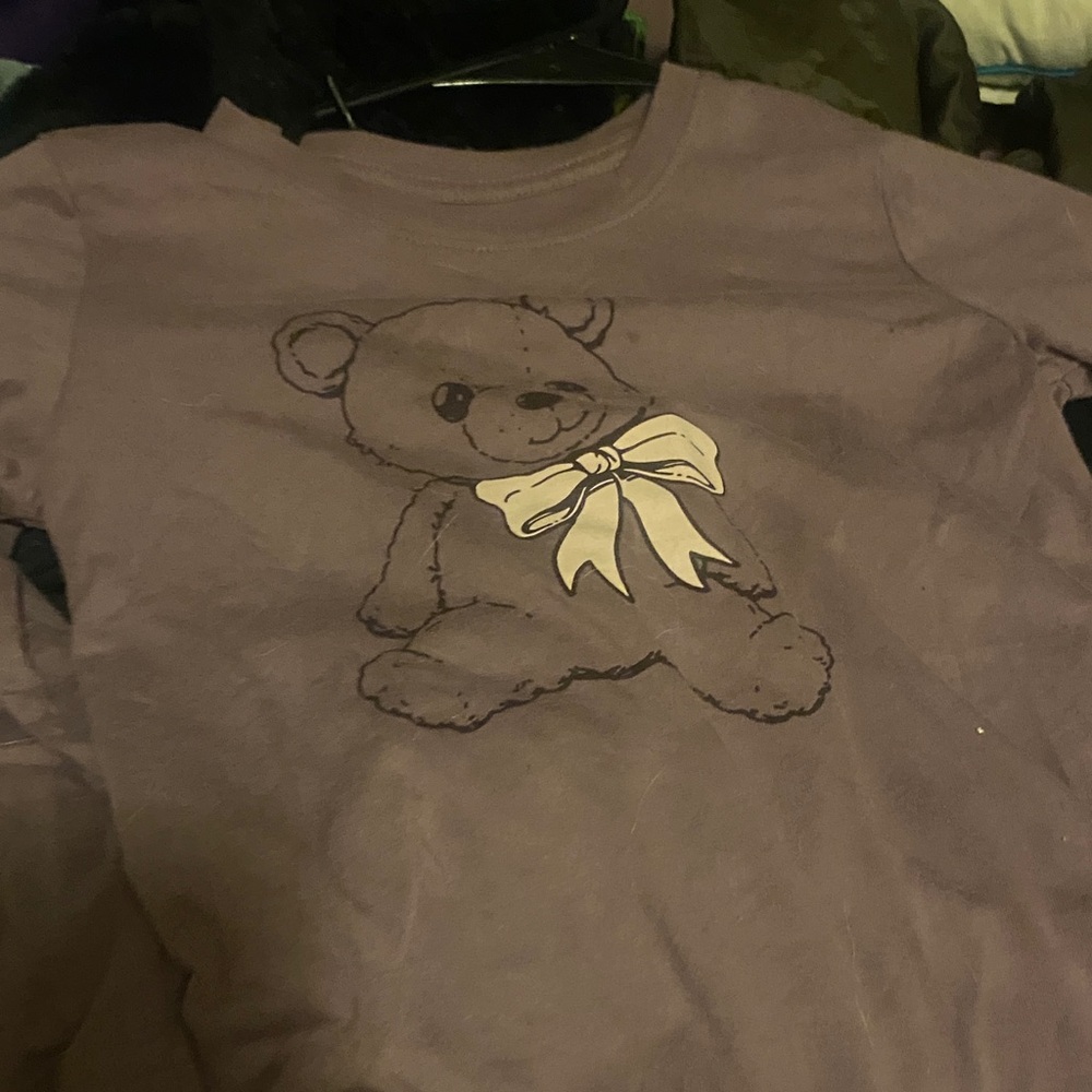 Cat & Jack Brown Teddy Bear Tee